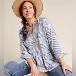 Anthropologie Maeve The Zoe Swing Blouse , sz : XS